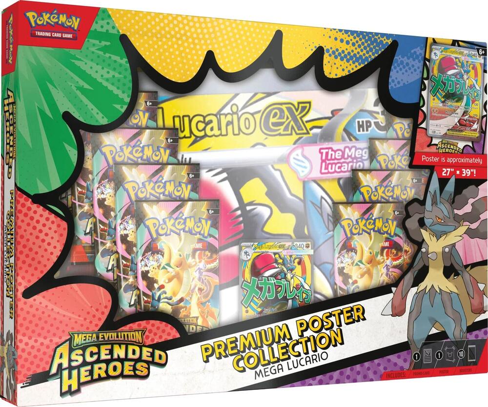 Pokemon Premium Poster Collection: Mega Lucario - ME: Ascended Heroes