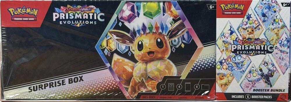 Pokemon Prismatic Evolutions Booster Bundle + Surprise Box Bundle (Sam's Club)