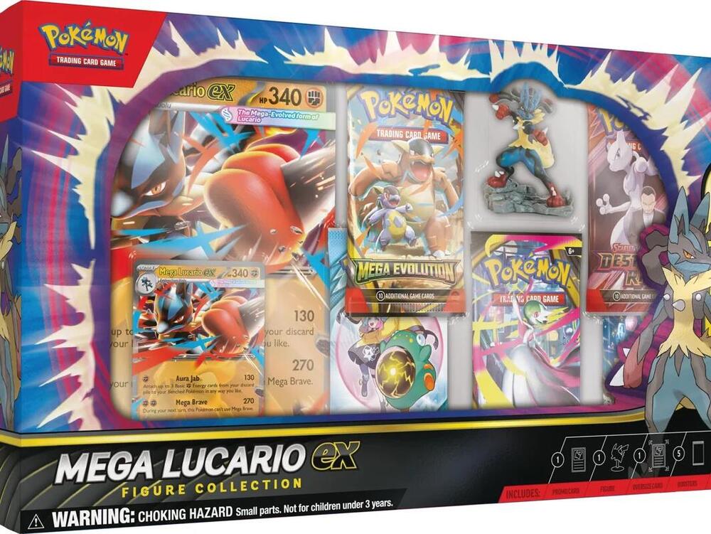 Pokemon Mega Lucario ex Premium Figure Collection - Mega Evolutions