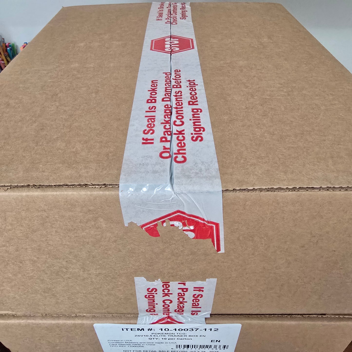 Pokemon Black Bolt ETB CASE #1 SEE PHOTOS 📸