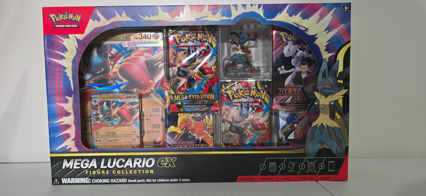 Pokemon Mega Lucario ex Premium Figure Collection - Mega Evolutions
