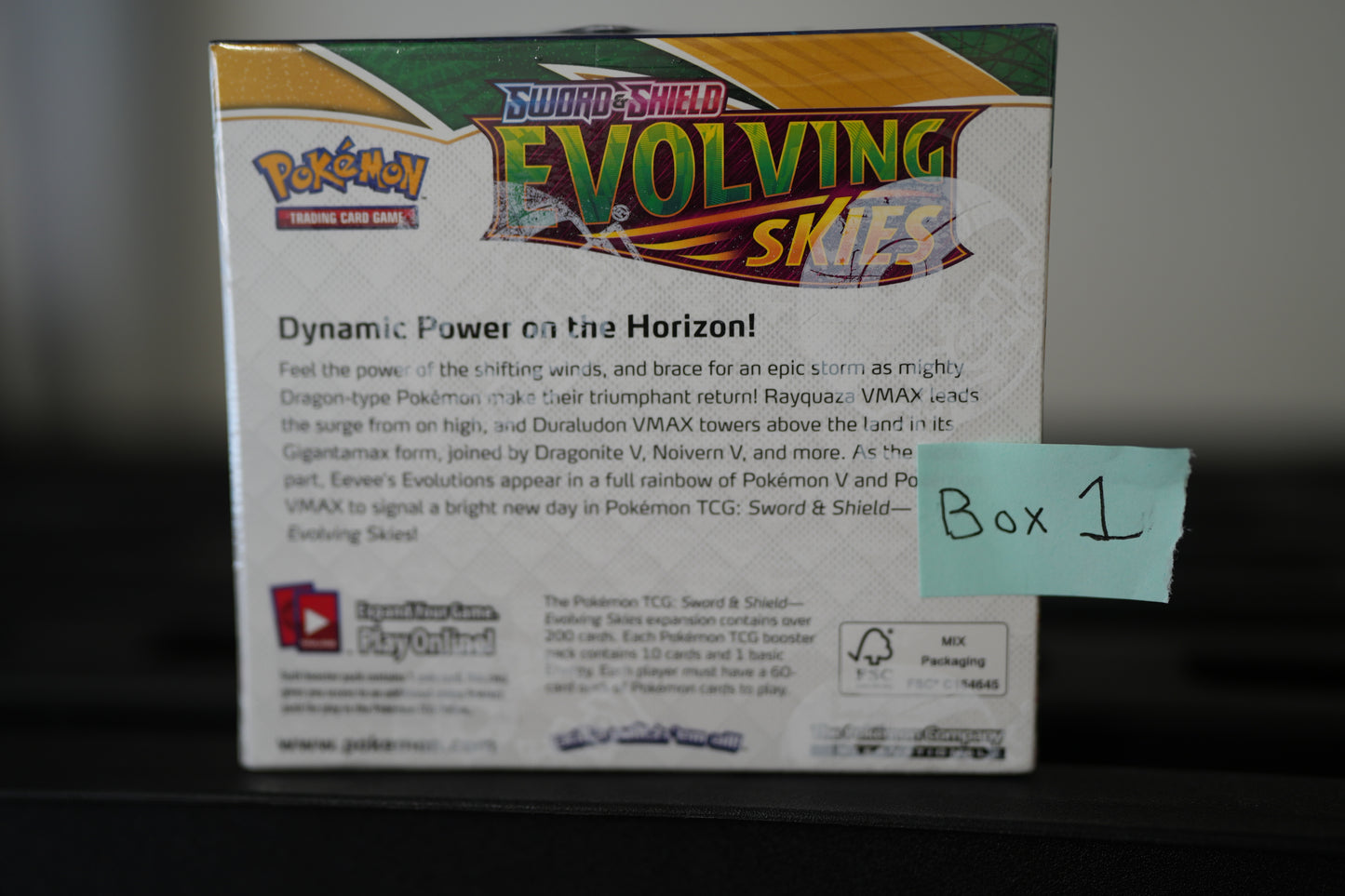 Pokemon Evolving Skies Booster Box #1 - SEE PHOTOS And Description!
