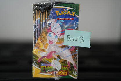 Pokemon Evolving Skies Booster Box #3 - SEE PHOTOS And Description!