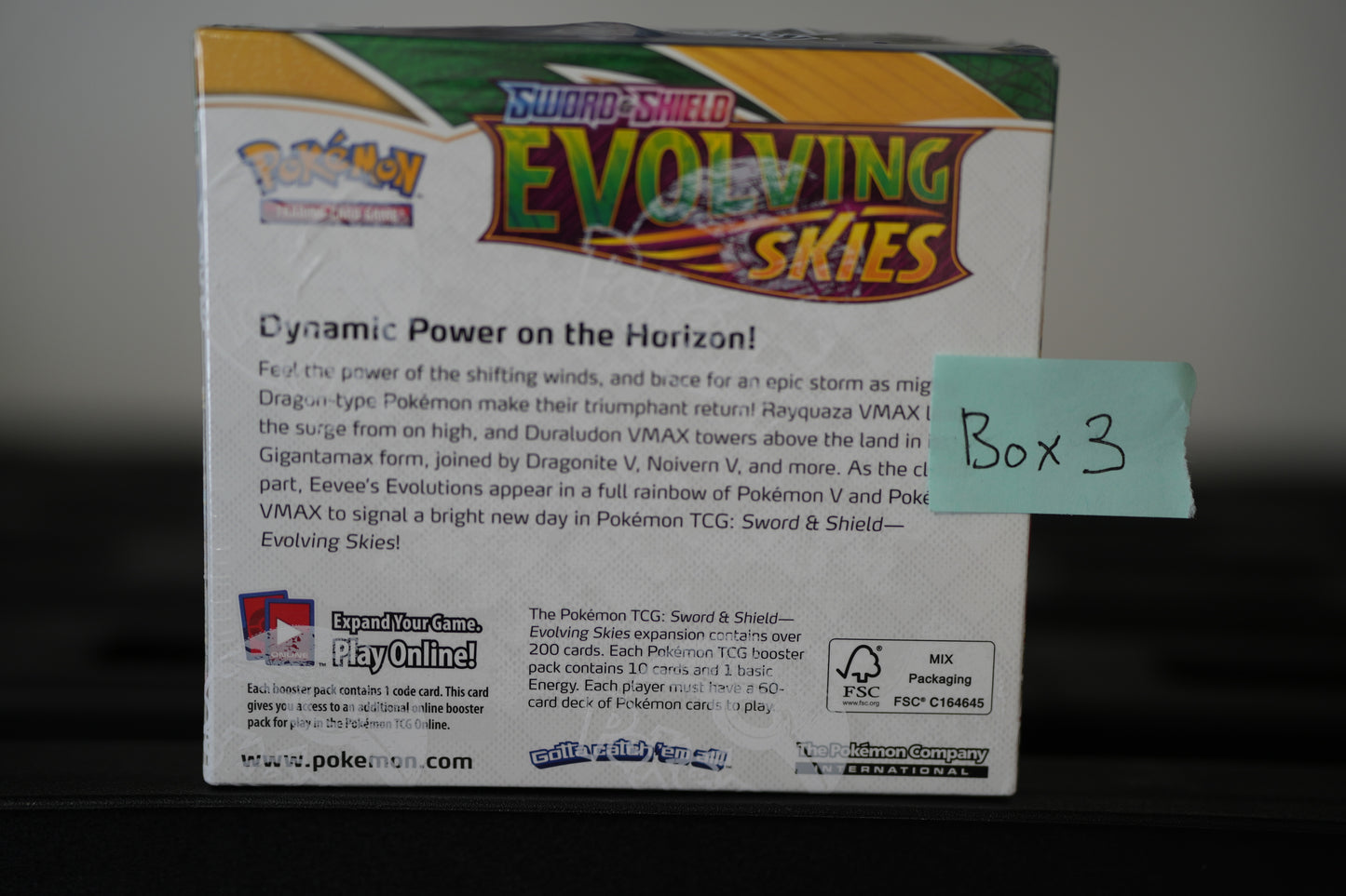 Pokemon Evolving Skies Booster Box #3 - SEE PHOTOS And Description!