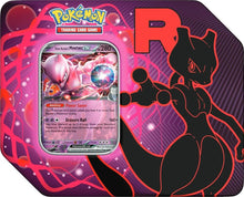 Pokemon Destined Rivals Tin - Team Rocket's Mewtwo ex