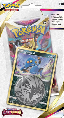 Pokemon Lost Origin Single Pack Blister [Croagunk] - SWSH11: Lost Origin (SWSH11)