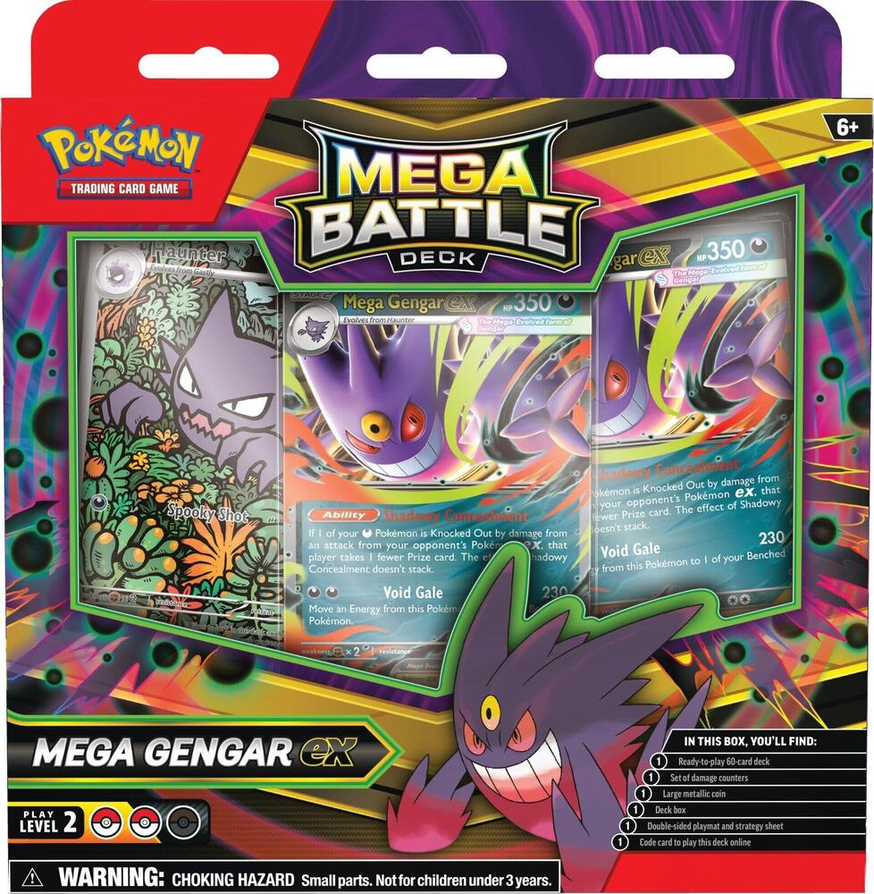 Pokemon Mega Battle Deck Mega Gengar ex- Mega Battle Deck