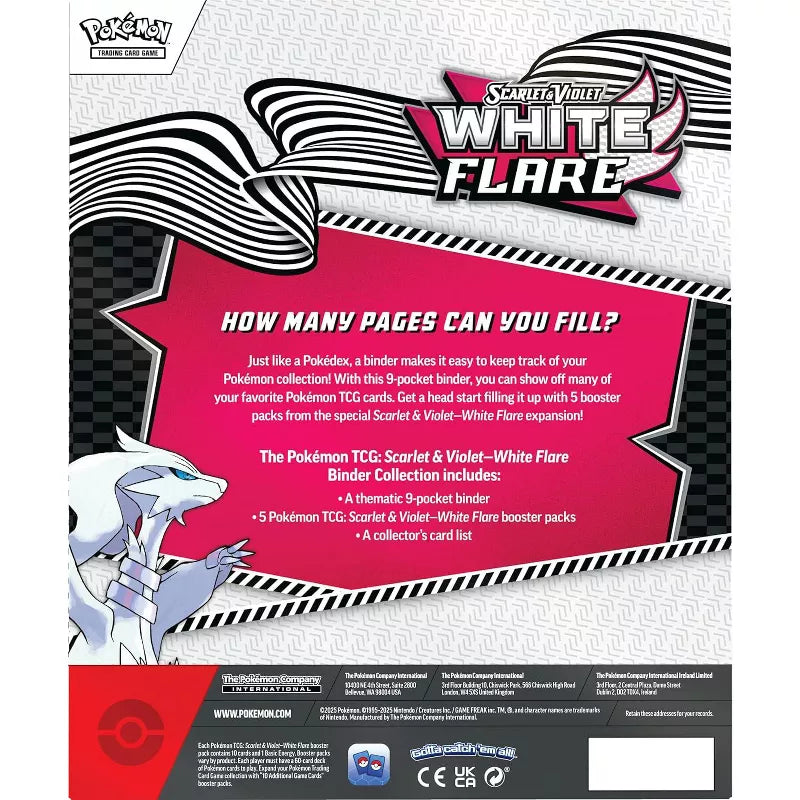 Pokemon White Flare Binder Collection