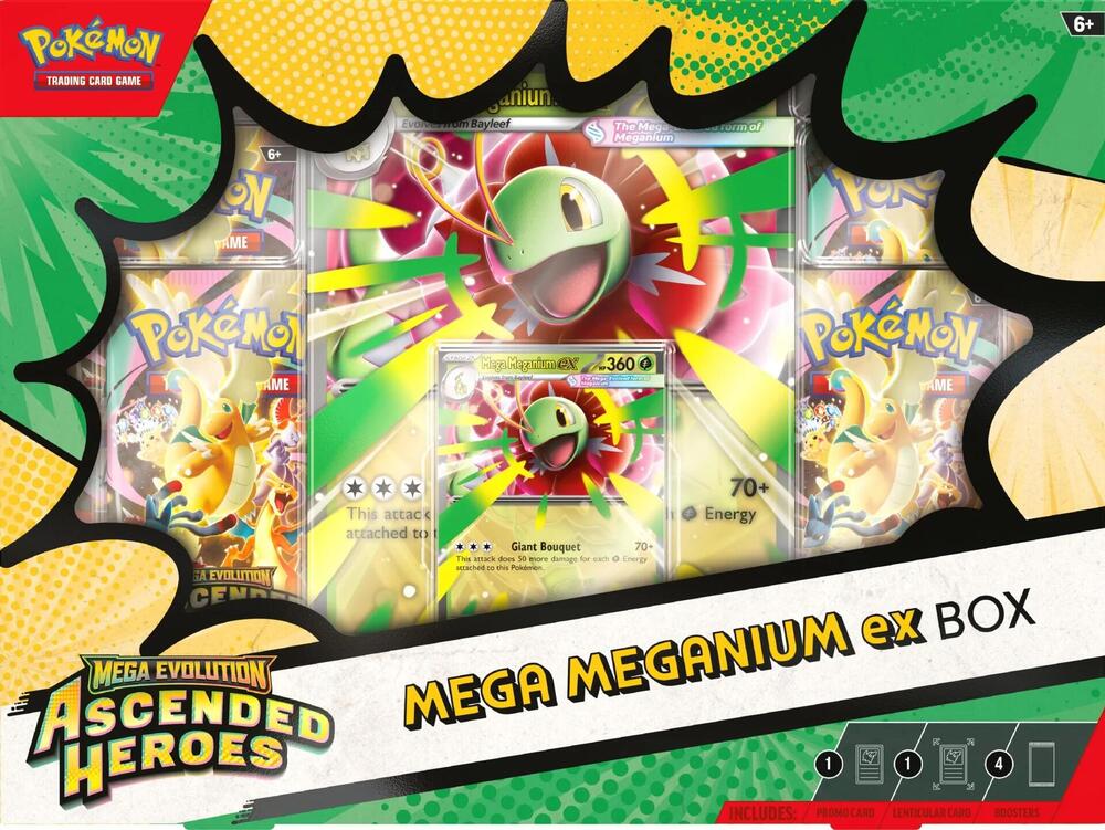 Pokemon RANDOM Ascended Heroes Mega Emboar ex Box- RANDOM ART