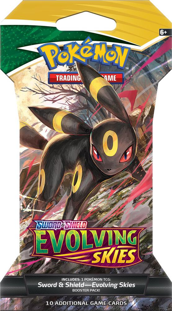 Pokemon Evolving Skies Sleeved Booster Pack -RANDOM ART- SWSH07