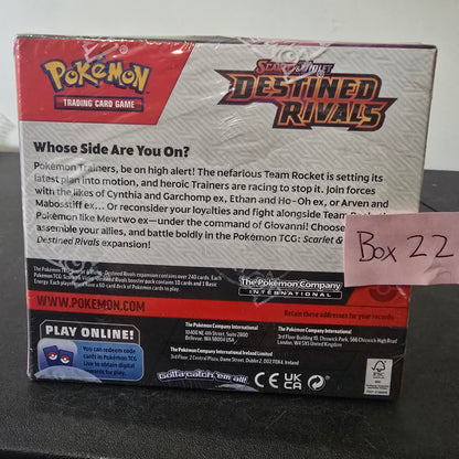 Destined Rivals Booster Box SV10 Box 22- SEE PHOTOS 📸