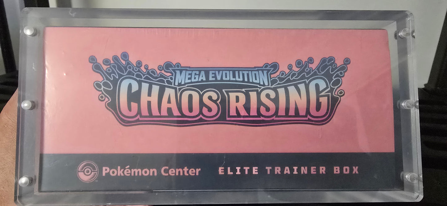 Pokemon ETB Acrylic Case- UV Protection 🌞