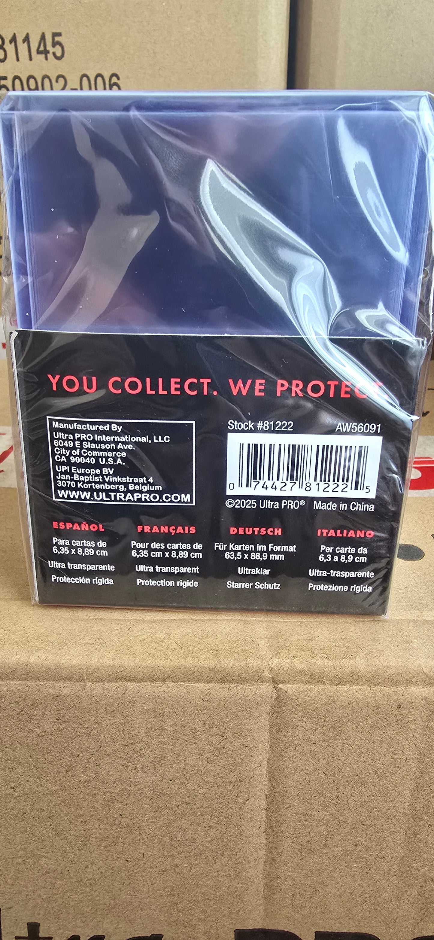 Ultra Pro Top Loader Clear Border