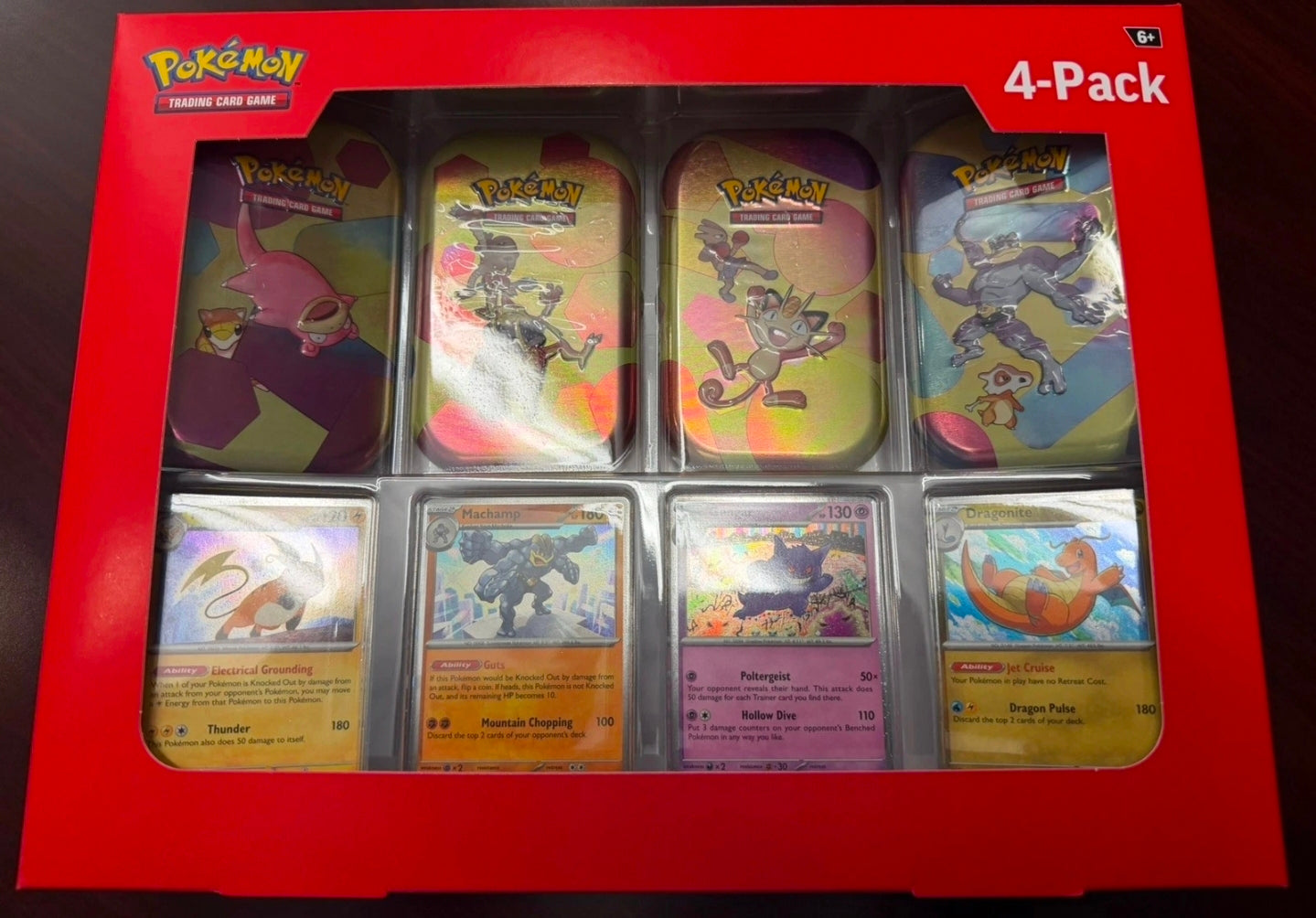 Pokemon 151 Sams Club 4 Pack Tins- Random Tin Art