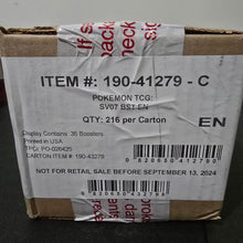 Pokemon Stellar Crown Booster Box CASE - SV07