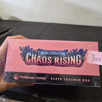 Pokemon Chaos Rising Pokemon Center Elite Trainer Box #2 - ME04 -ETB