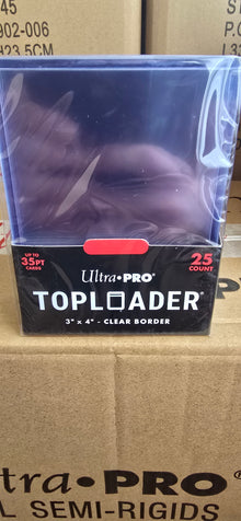 Ultra Pro Top Loader Clear Border