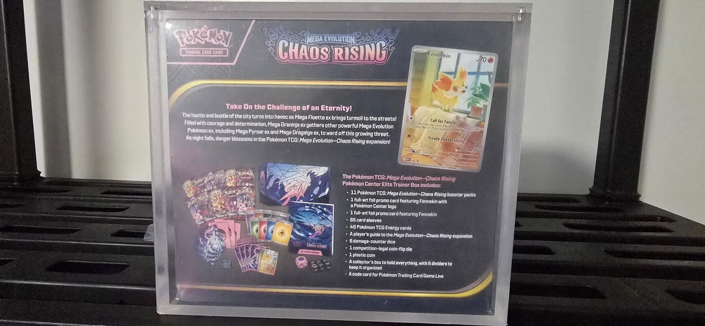 Pokemon ETB Acrylic Case- UV Protection 🌞