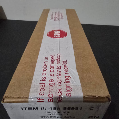 Pokemon Temporal Forces Booster Box CASE - SV05