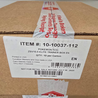 Pokemon Black Bolt ETB CASE #1 SEE PHOTOS 📸