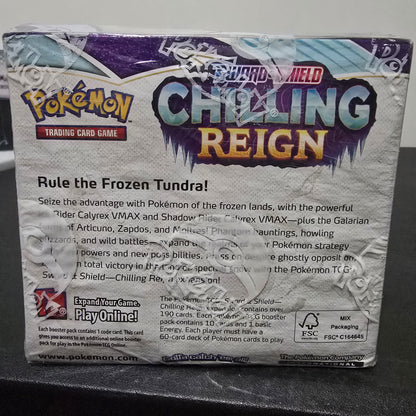 Pokemon Chilling Reign Booster Box-READ DESCRIPTION 📸