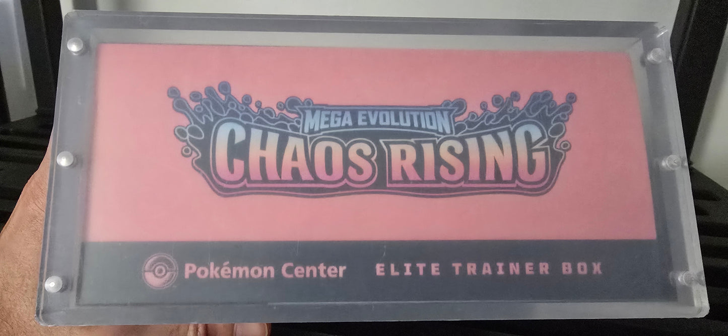 Pokemon ETB Acrylic Case- UV Protection 🌞