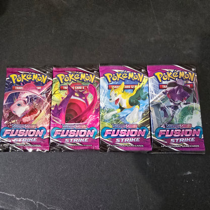 Pokemon Fusion Strike 4 Pack Art Set
