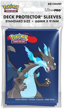 Pokemon Mega Charizard X Standard Deck Protector (65-Pack) - Ultra Pro Card Sleeves