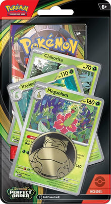 Pokemon Perfect Order Premium Checklane Blister [Meganium Line] - ME03: Perfect Order