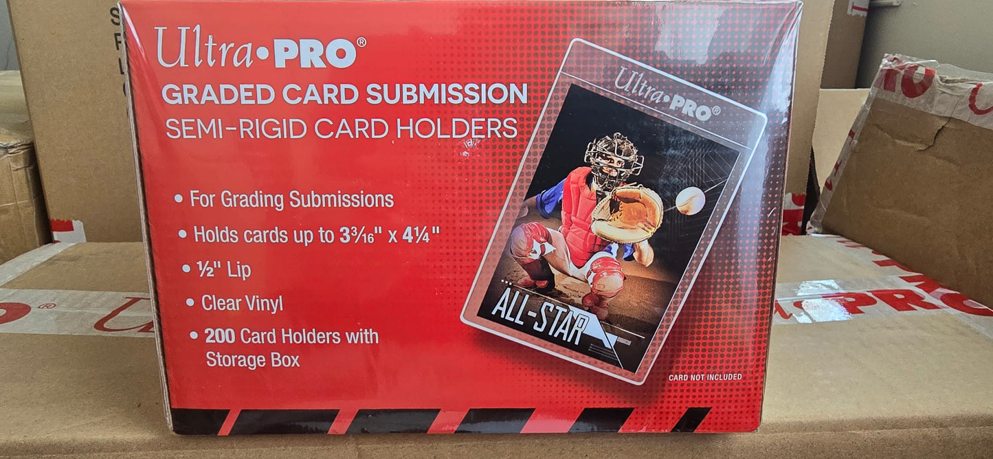 Ultra Pro Semi Rigid Card Holders 200 PACK