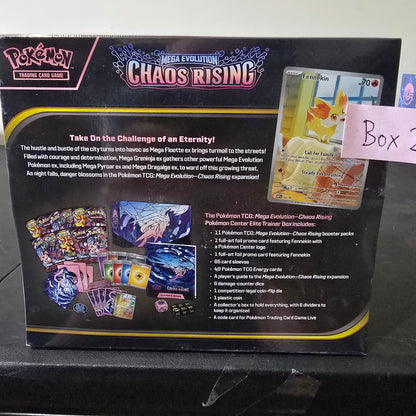Pokemon Chaos Rising Pokemon Center Elite Trainer Box #2 - ME04 -ETB