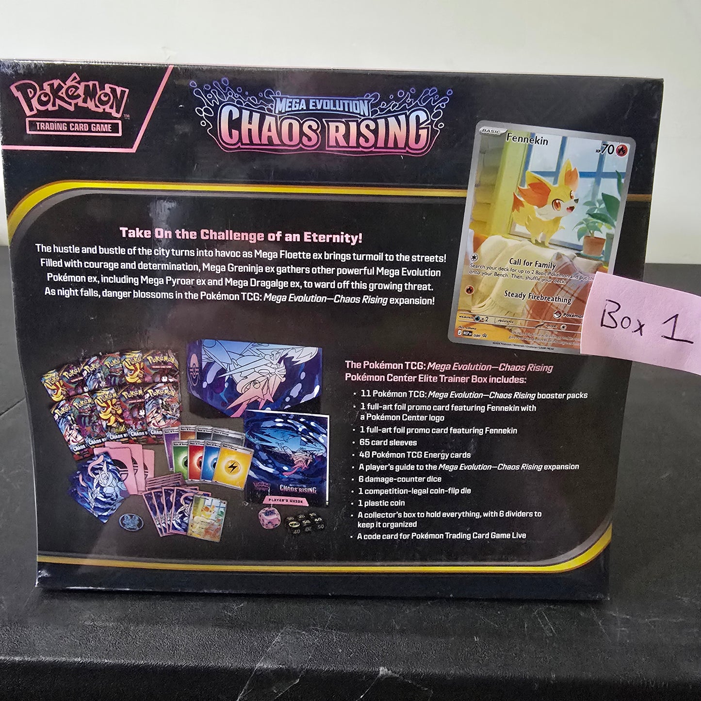 Pokemon Chaos Rising Pokemon Center Elite Trainer Box #1 - ME04 -ETB