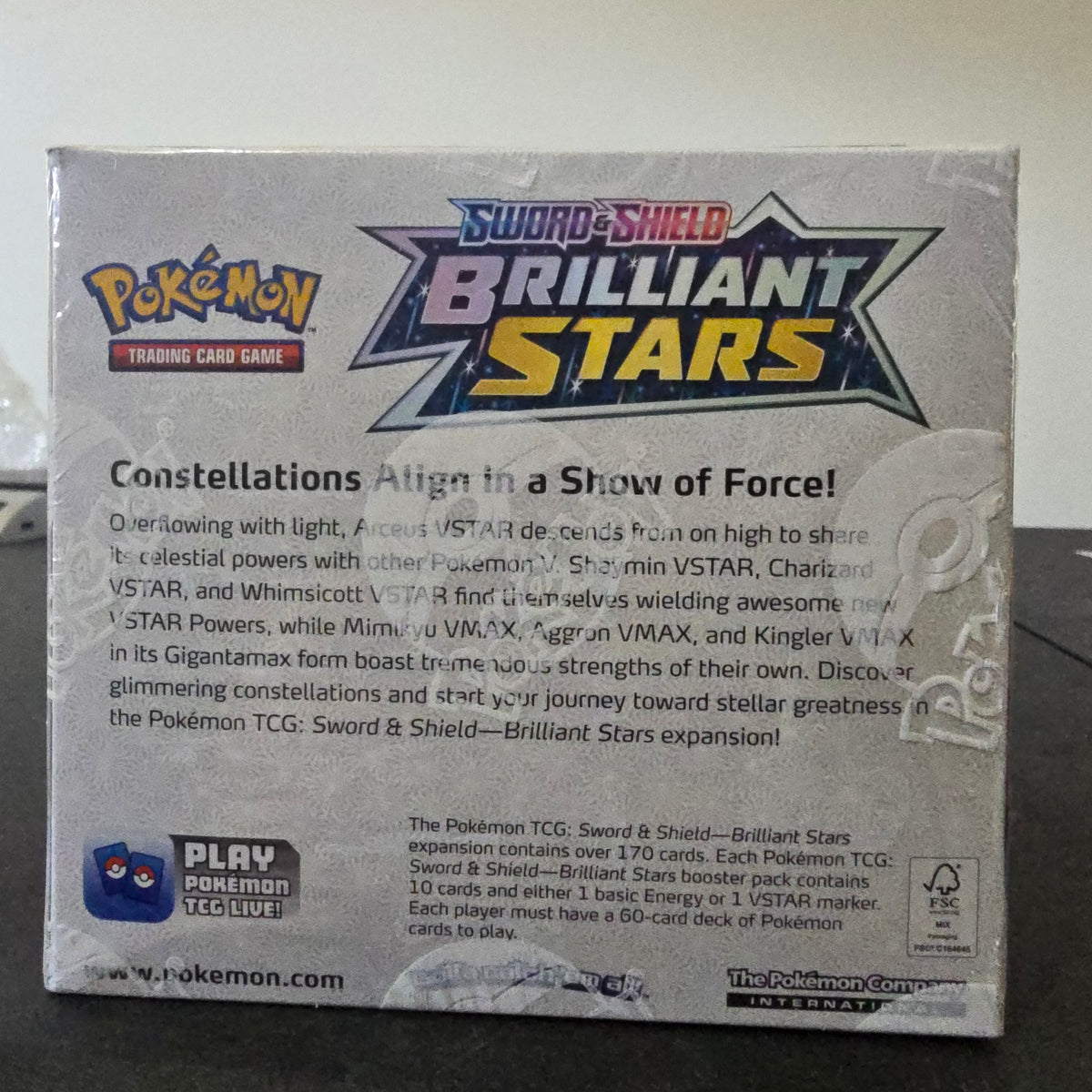 Pokemon Brilliant Stars Booster Box - SWSH09