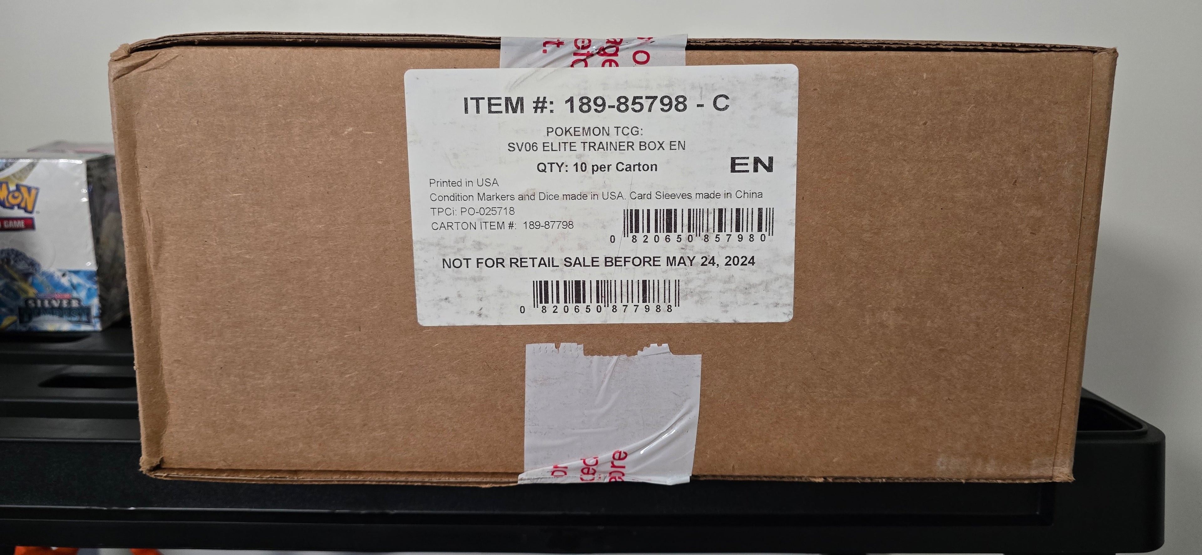 Pokemon-Twilight Masquerade Elite Trainer Box CASE