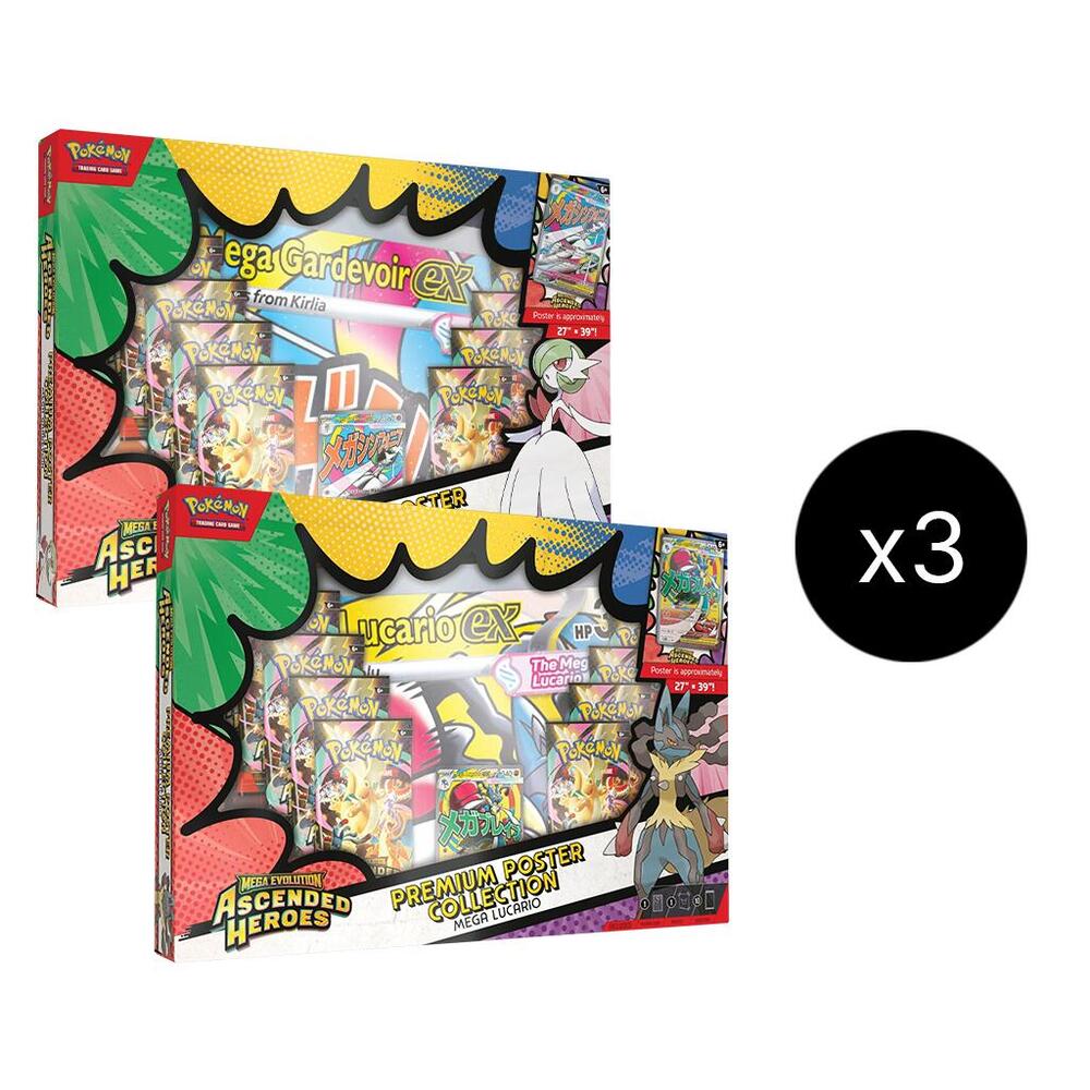 Pokemon Premium Poster Collection Case - ME: Ascended Heroes