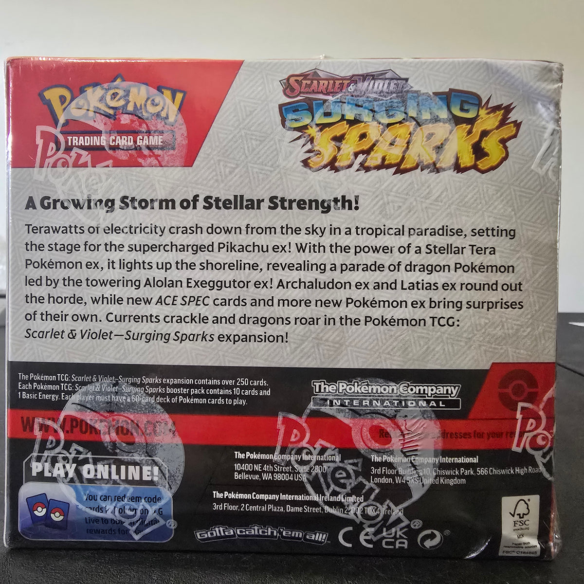 Pokemon Surging Sparks Booster Box - SV08