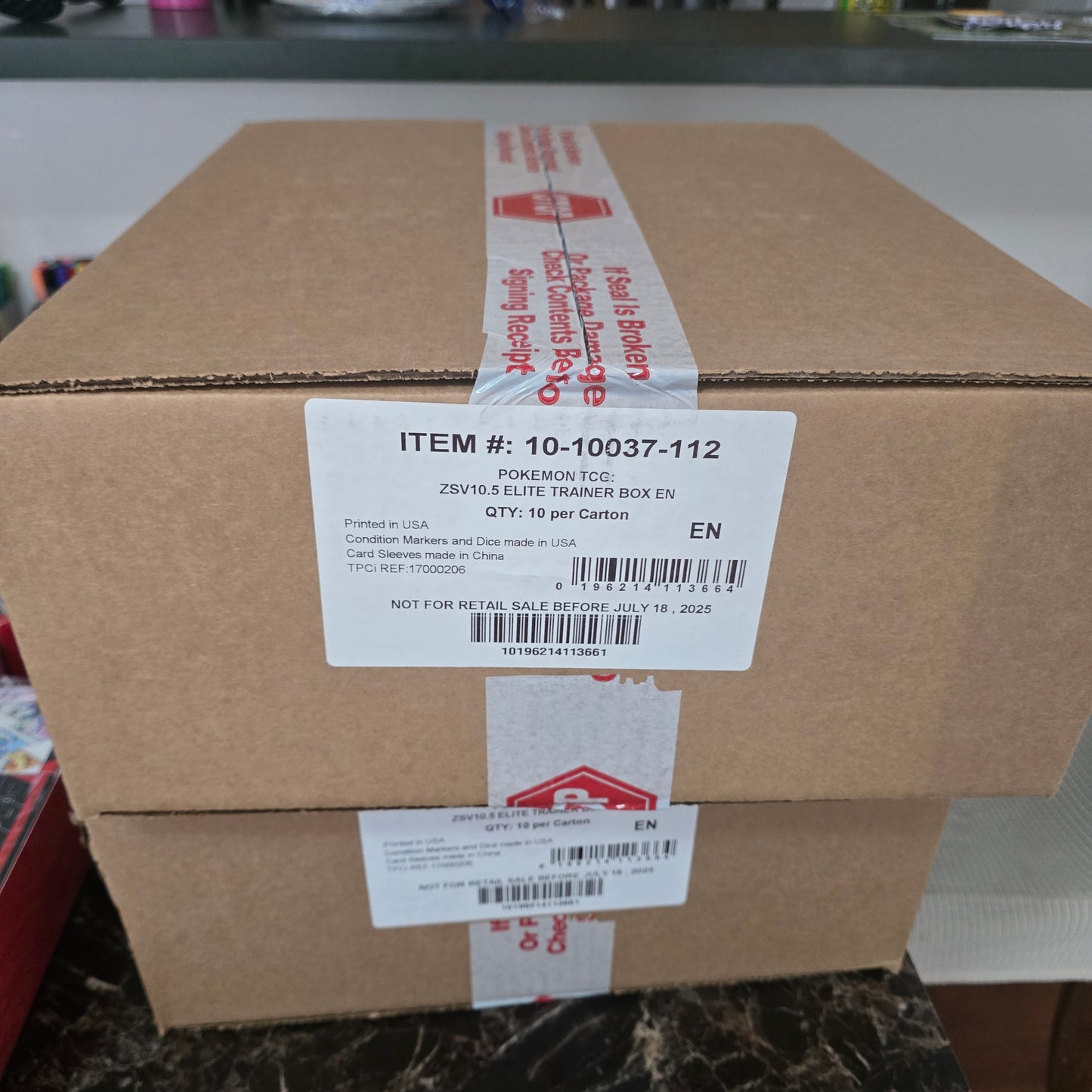 Pokemon Black Bolt ETB CASE #1 SEE PHOTOS 📸
