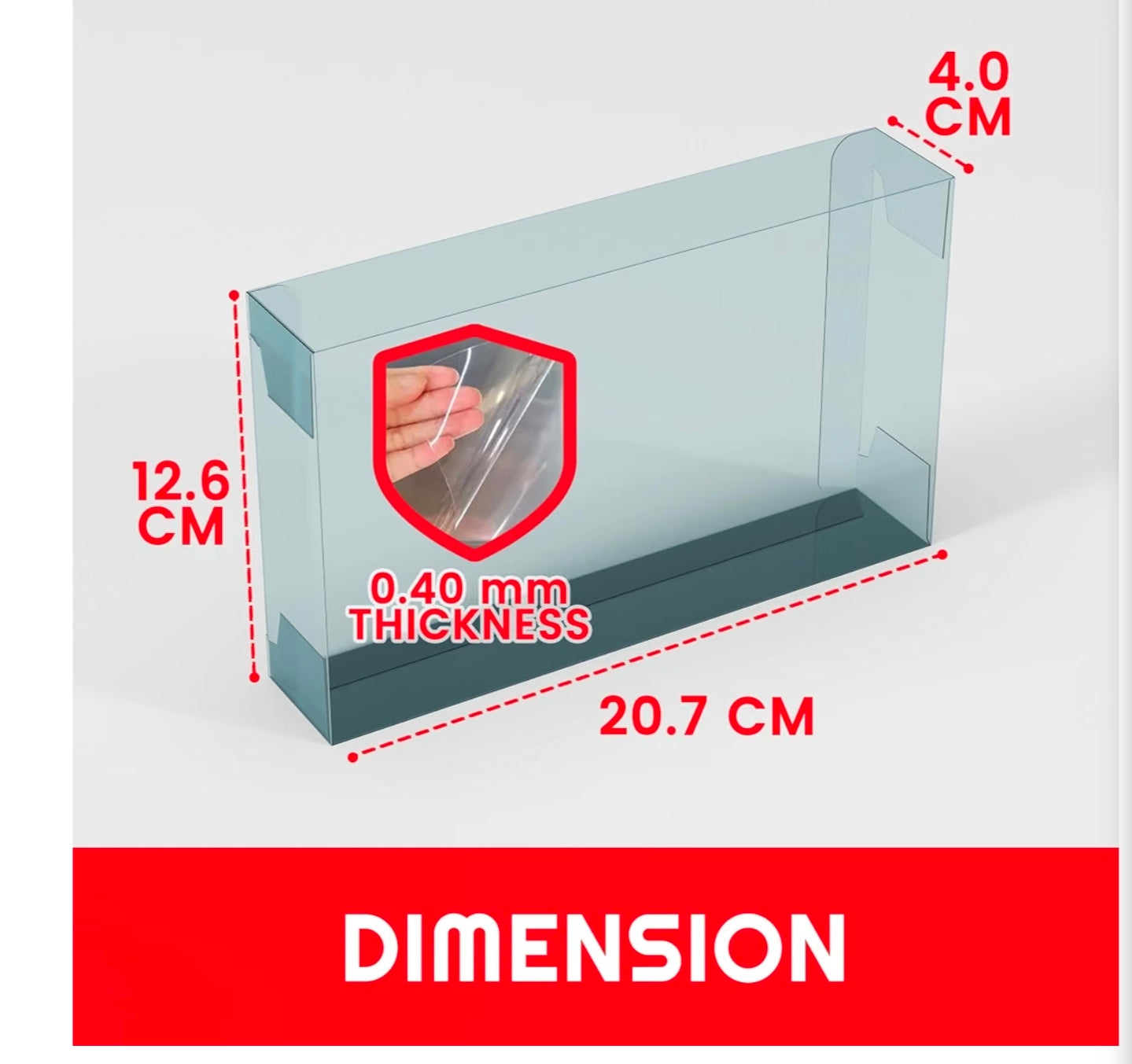 Lorcana Display Case Protector Booster Box (5 Pack)