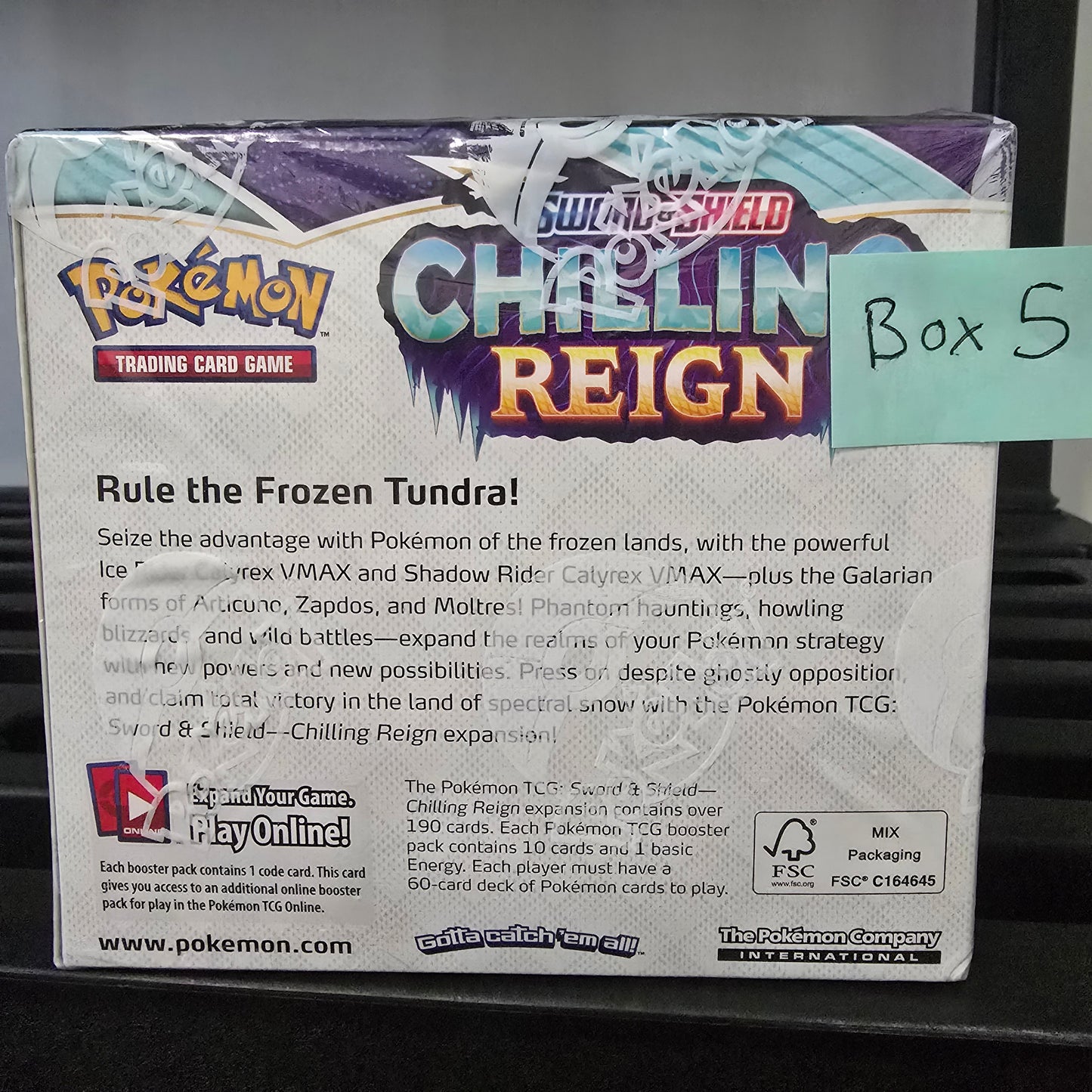 Pokemon Chilling Reign Booster Box #5