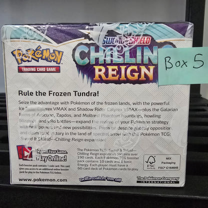 Pokemon Chilling Reign Booster Box #5