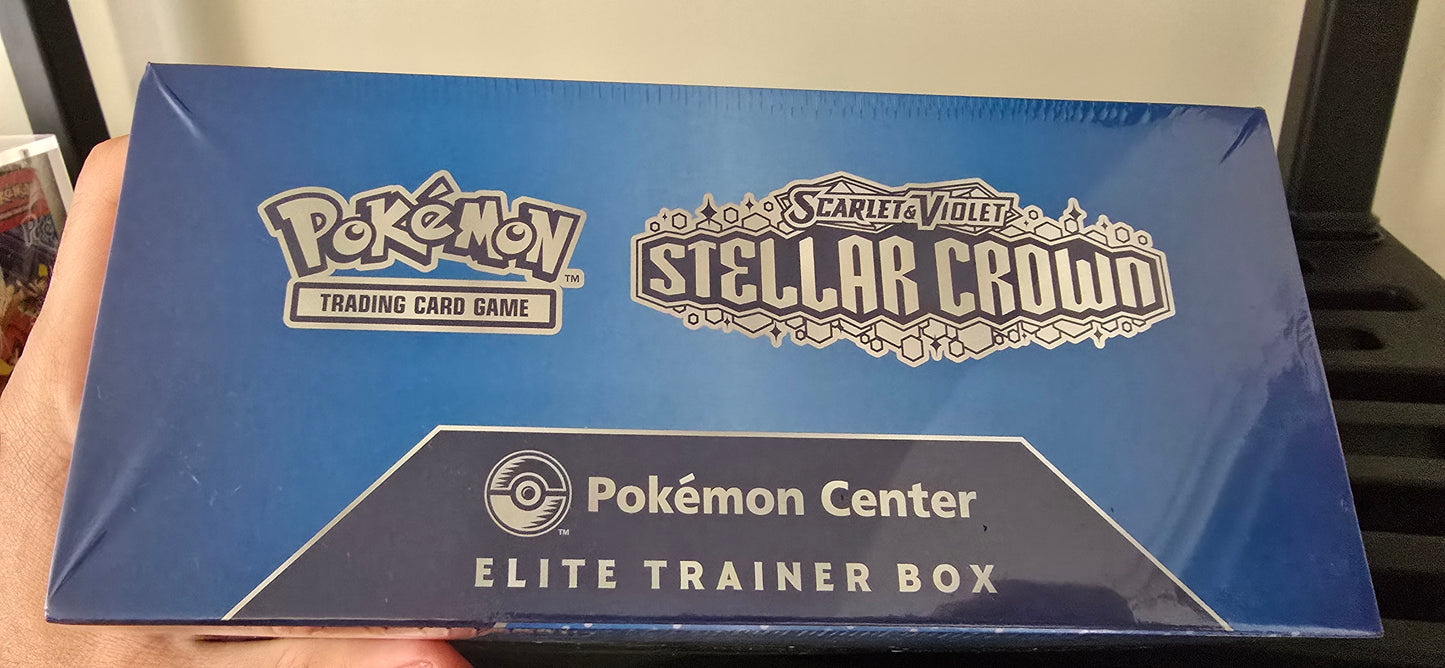 Pokemon Stellar Crown Pokemon Center Elite Trainer Box SV07 SEE PHOTOS 📸