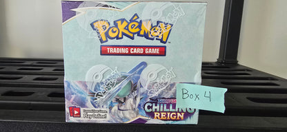 Pokemon Chilling Reign Booster Box #4